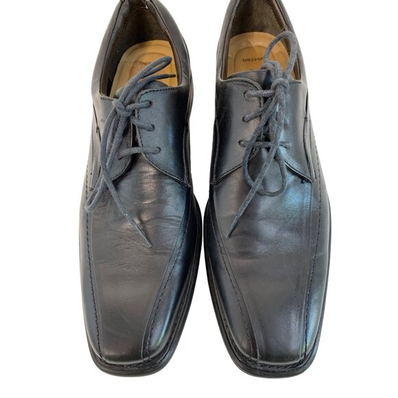 Johnston & Murphy Men\'s Tilden Leather Dress Shoes Size 8.5M J&M Flex 7441 Black main image 5